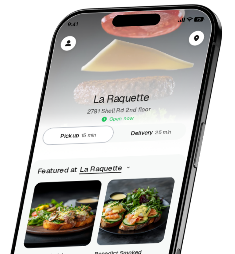 La Raquette app preview